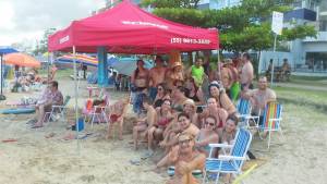 Meia Praia - SC . Turma de Inhacorá - RS